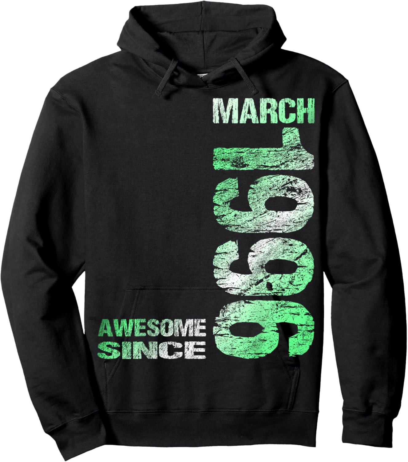 Awesome Since March 1996 30th Birthday Hoodie - Hoodie | Black