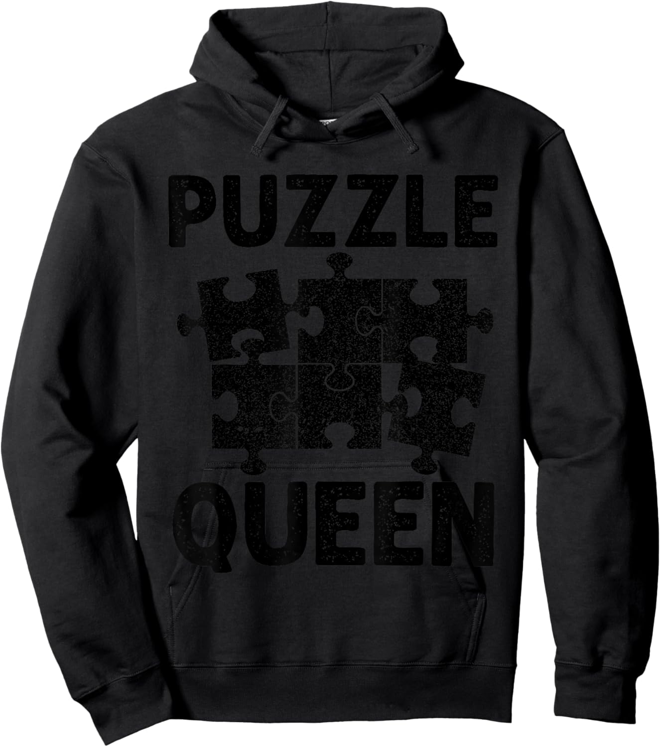 Cool Puzzle Design Girls Jigsaw Lover Puzzle Piece Hoodie - Hoodie | Black