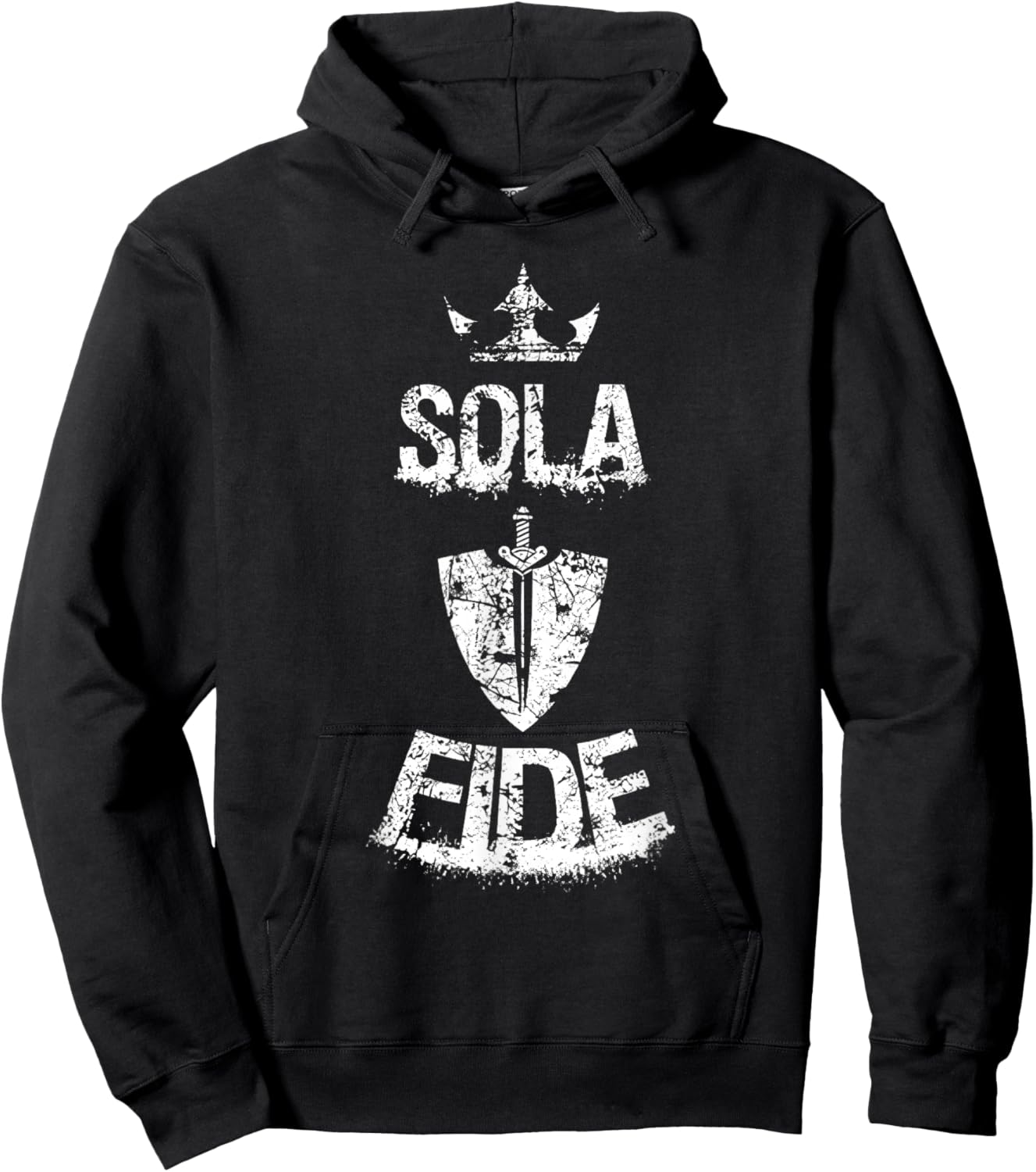 Sola Fide Reformation Christian Faith Design Hoodie - Hoodie | Black