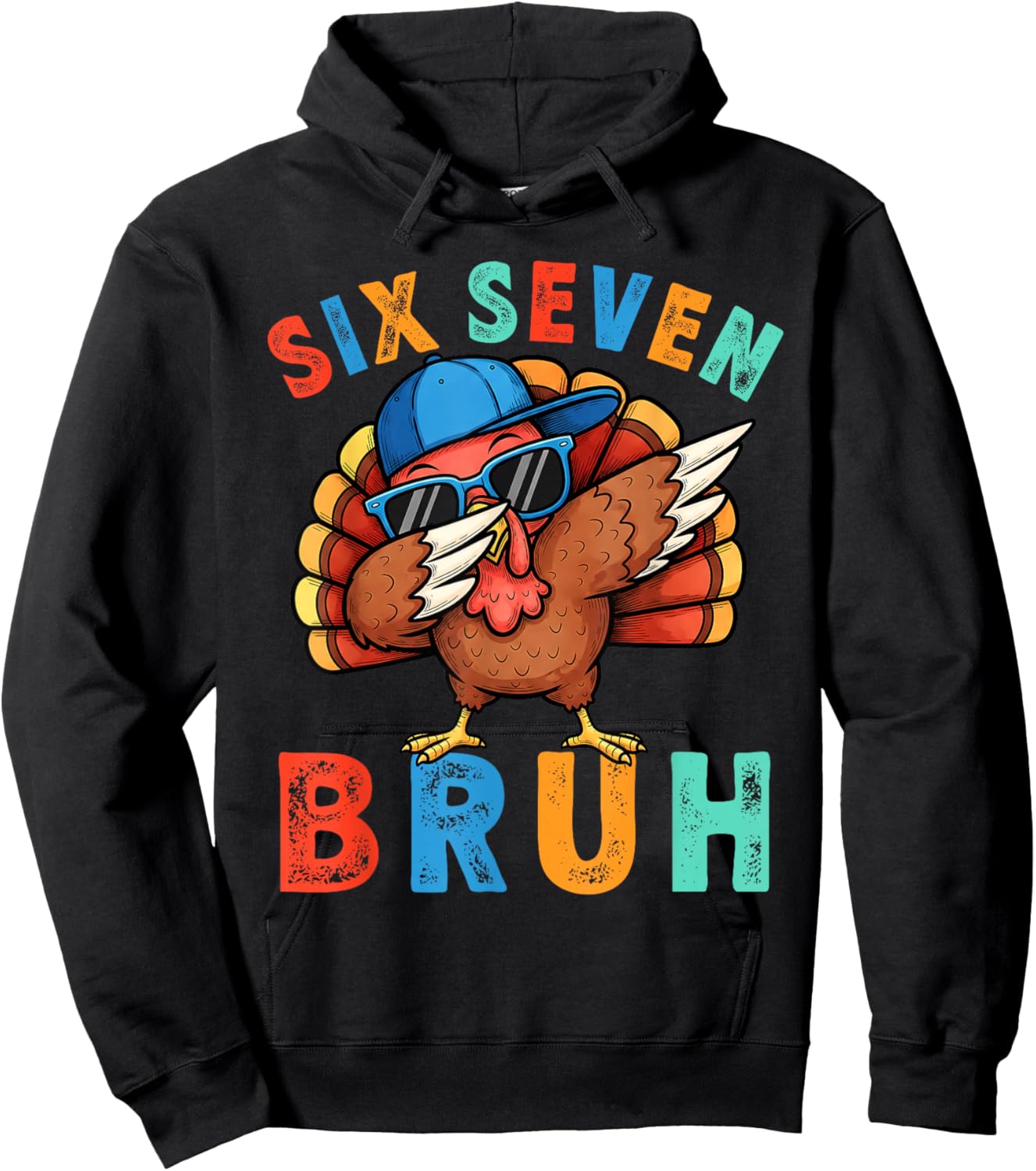 67 Thanksgiving Funny Turkey Thanksgiving 67 Turkey Hoodie - Hoodie | Black