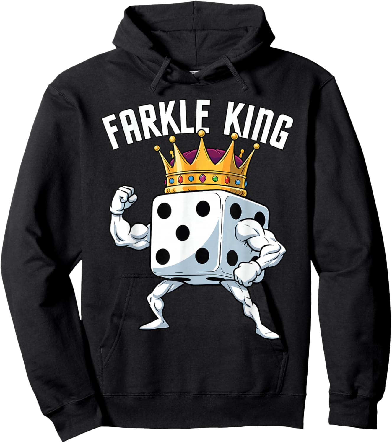 Farkle King, Funny Farkle Hoodie - Hoodie | Black