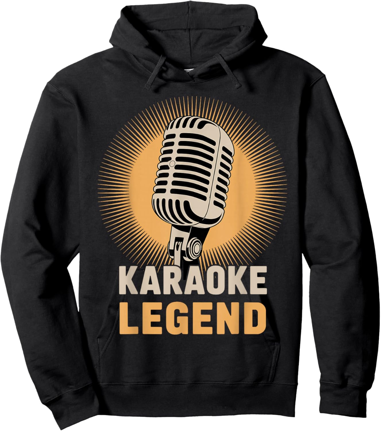 Funny Karaoke Art Women Singing Music Karaoke Lover Hoodie - Hoodie | Black