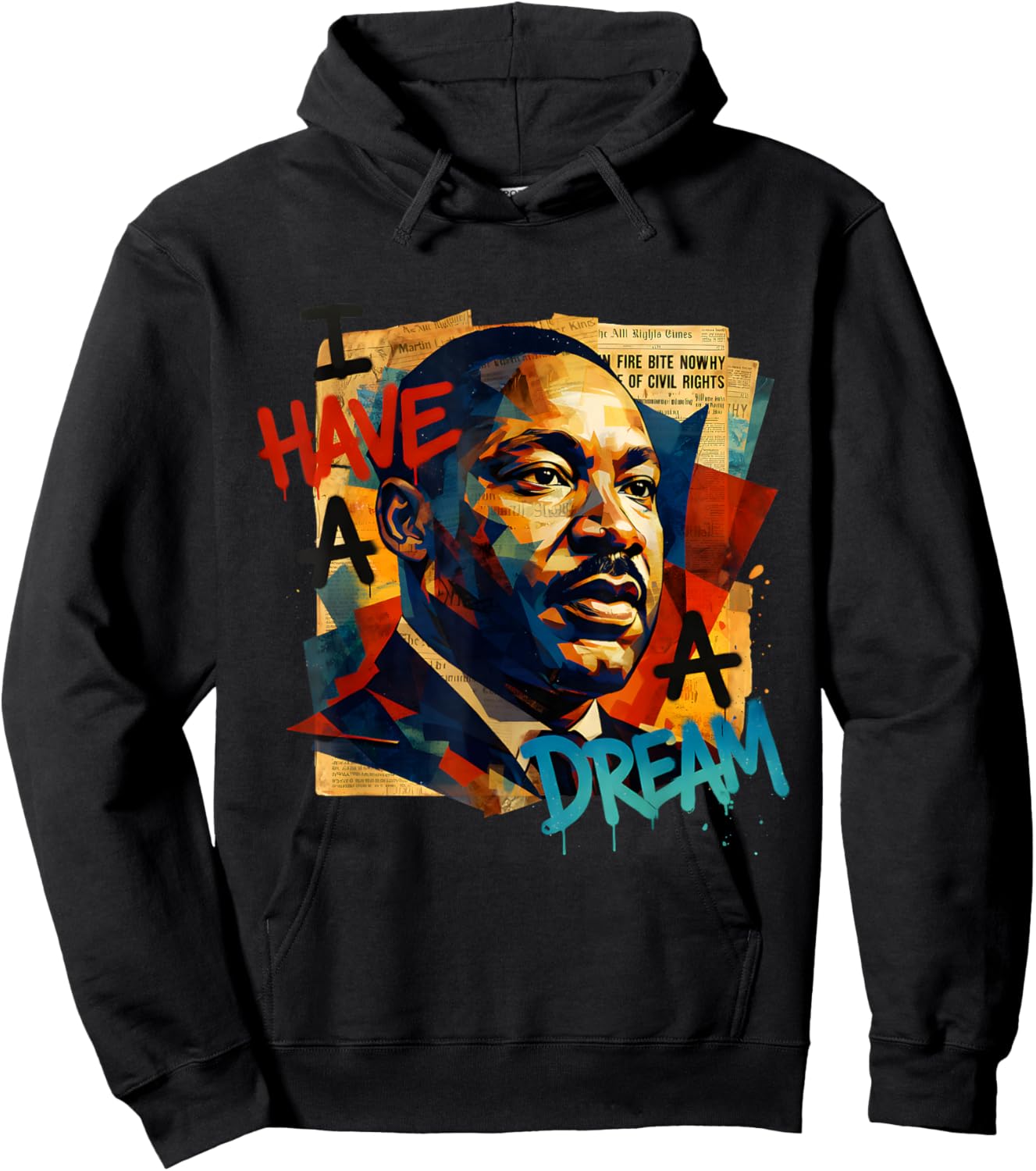 Dream Like a King African American Black History Month Hoodie - Hoodie | Black