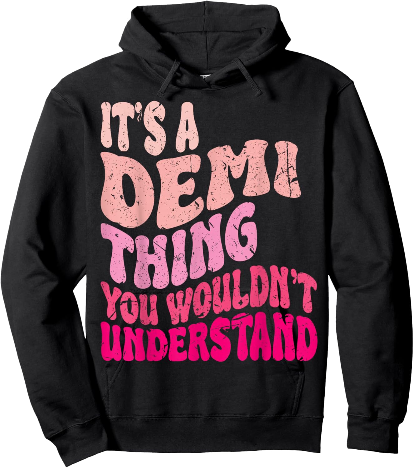 It's A Demi Thing You Wouldn't Understand Girls Kids Hoodie - Hoodie | Black