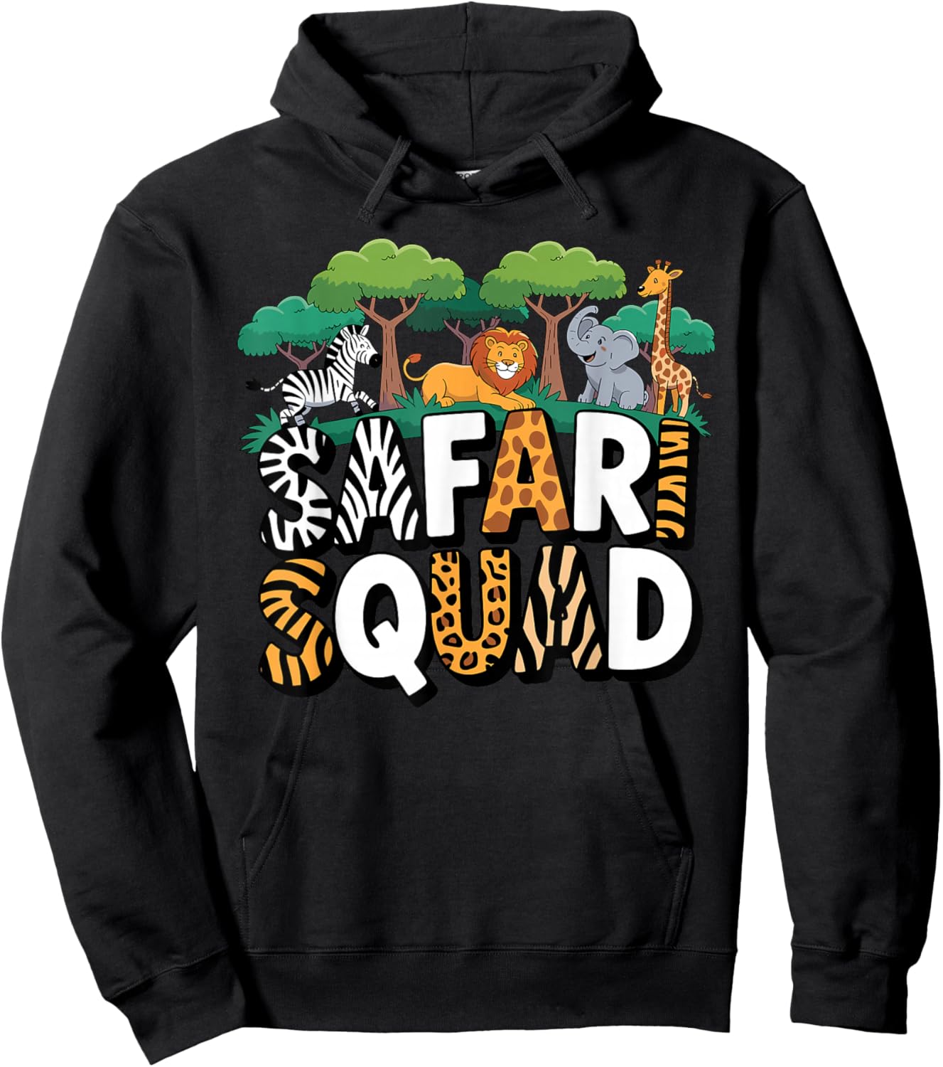 Cool Safari Costume Women Adult Africa Safari Tour Hoodie - Hoodie | Black