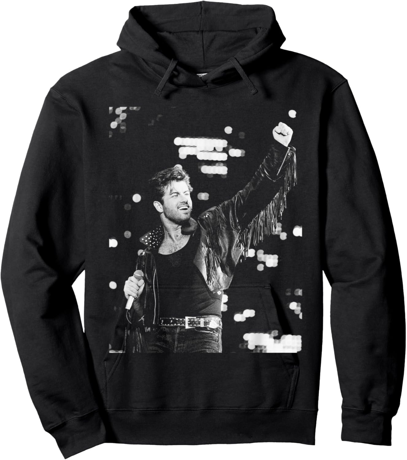 George Michael Wham! Farewell Concert Wembley I'm Your Man Hoodie - Hoodie | Black