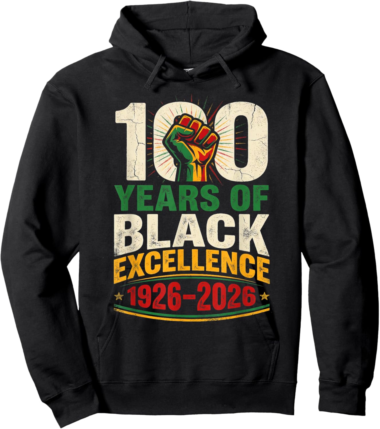 100 Years Black Excellence 1926–2026 Black History Month Kid Hoodie - Hoodie | Black