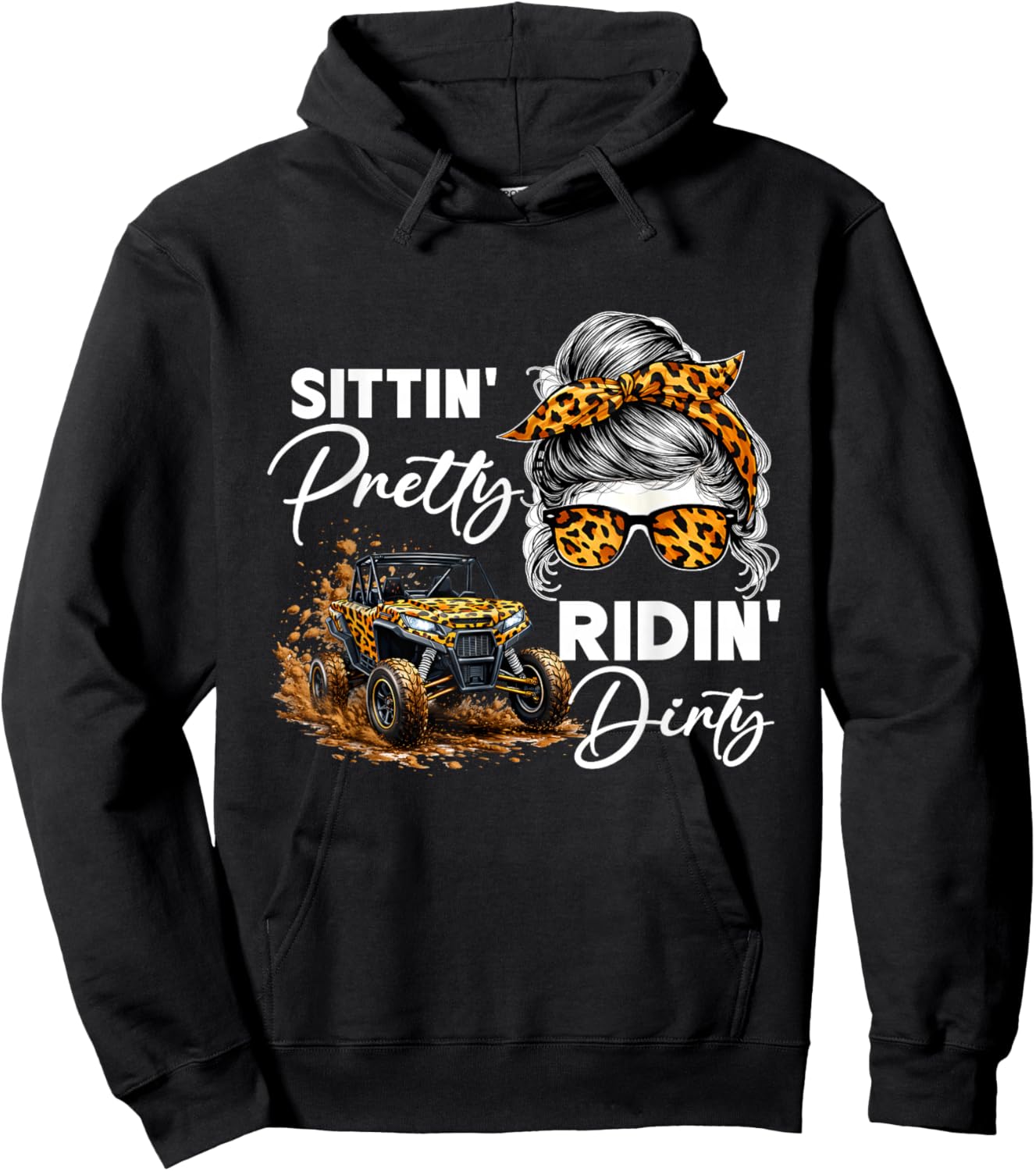 Side B y Side Hoodie - Hoodie | Black