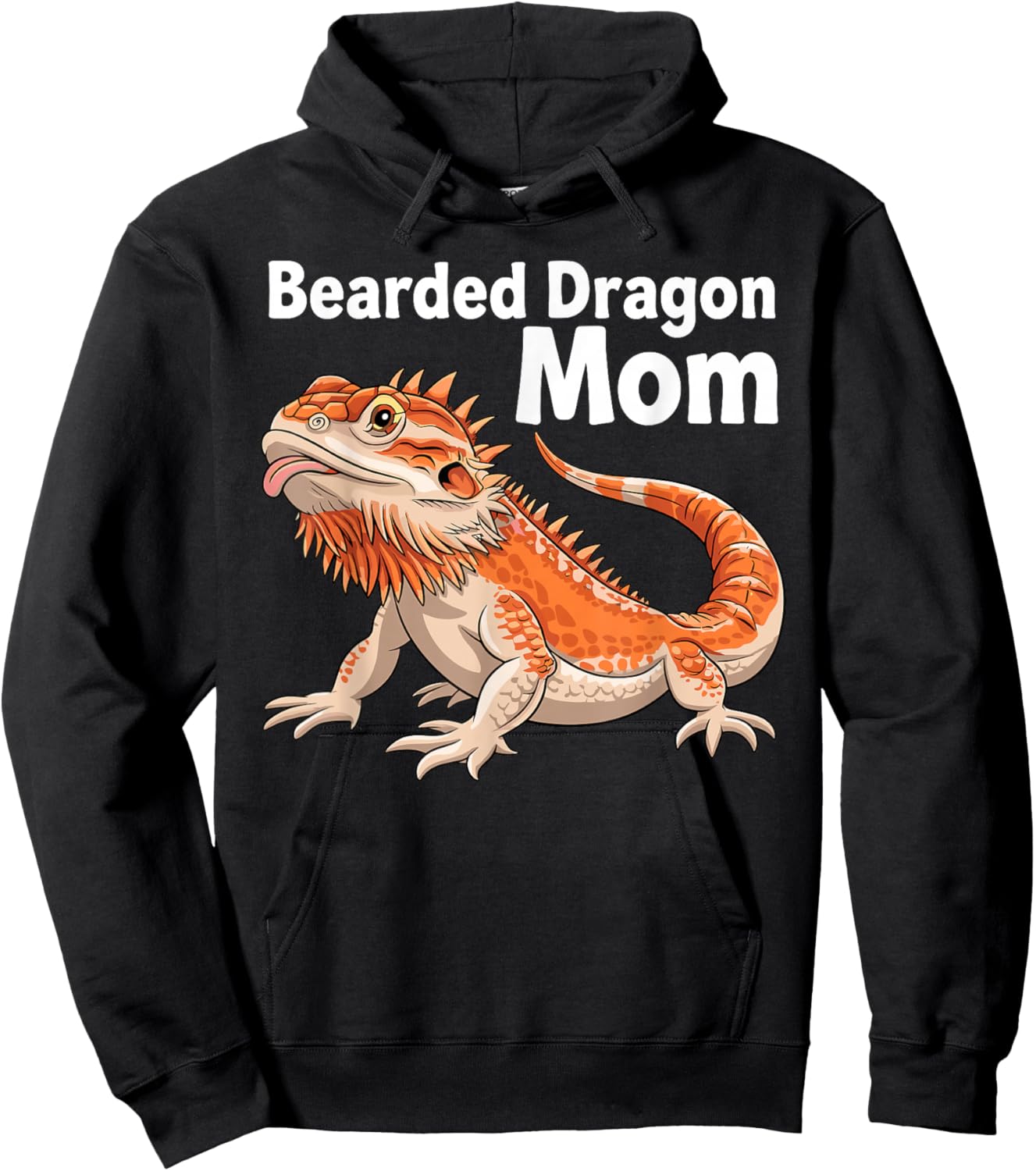 Cool Bearded Dragon Art Girls Bearded Dragon Lover Hoodie - Hoodie | Black