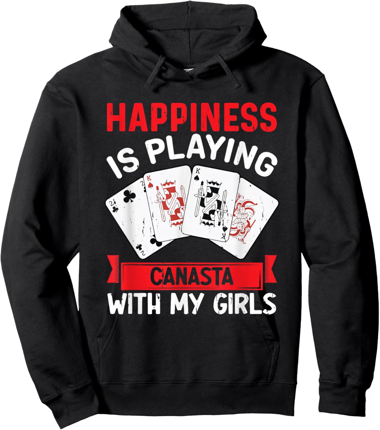 Canasta Lover Card Game Playing Canasta Player Funny Canasta Hoodie - Hoodie | Black