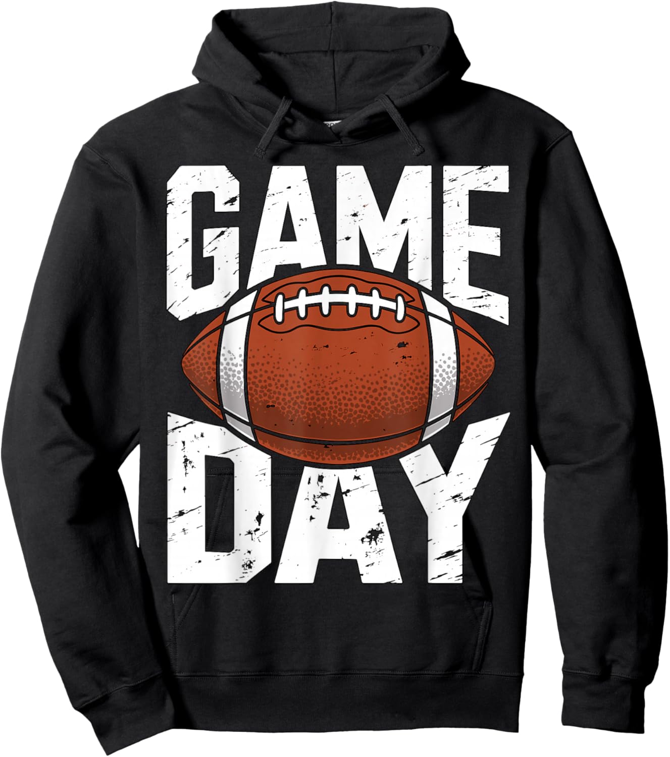 Game Day Football Hoodie - Hoodie | Black