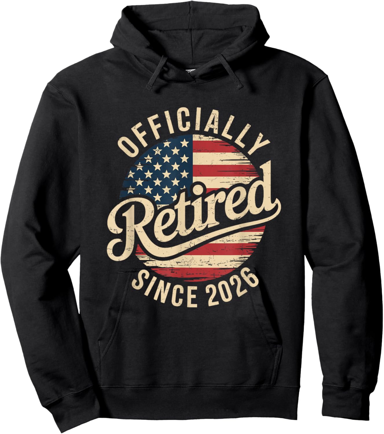 Retired 2026 Oficially Retired Retirement Men Hoodie - Hoodie | Black
