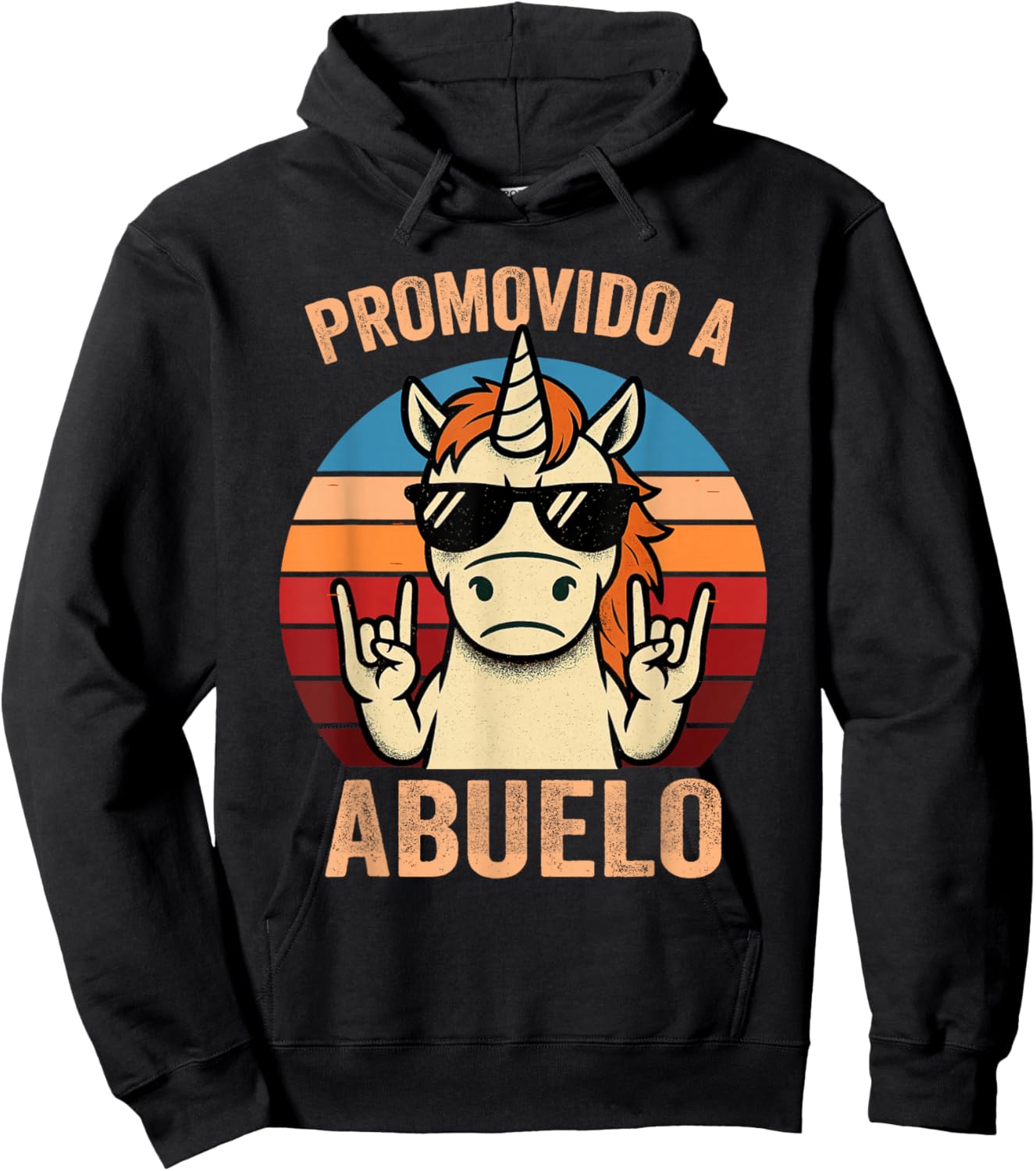 Abuelo Cargando Promovido A Abuelo 2026 2027 2028 Hoodie - Hoodie | Black
