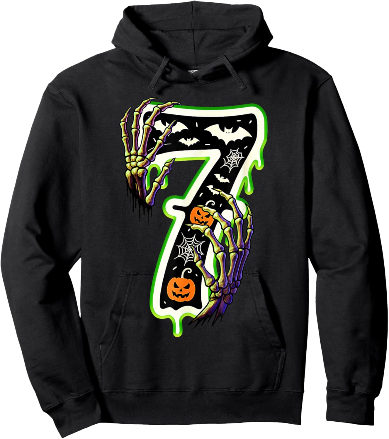 Six Seven Meme 6 7 67 Halloween Skeleton Couple Costume Hoodie - Hoodie | Black