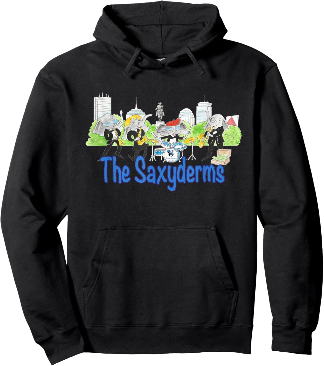 The Saxyderms: 20th Hoodie - Hoodie | Black