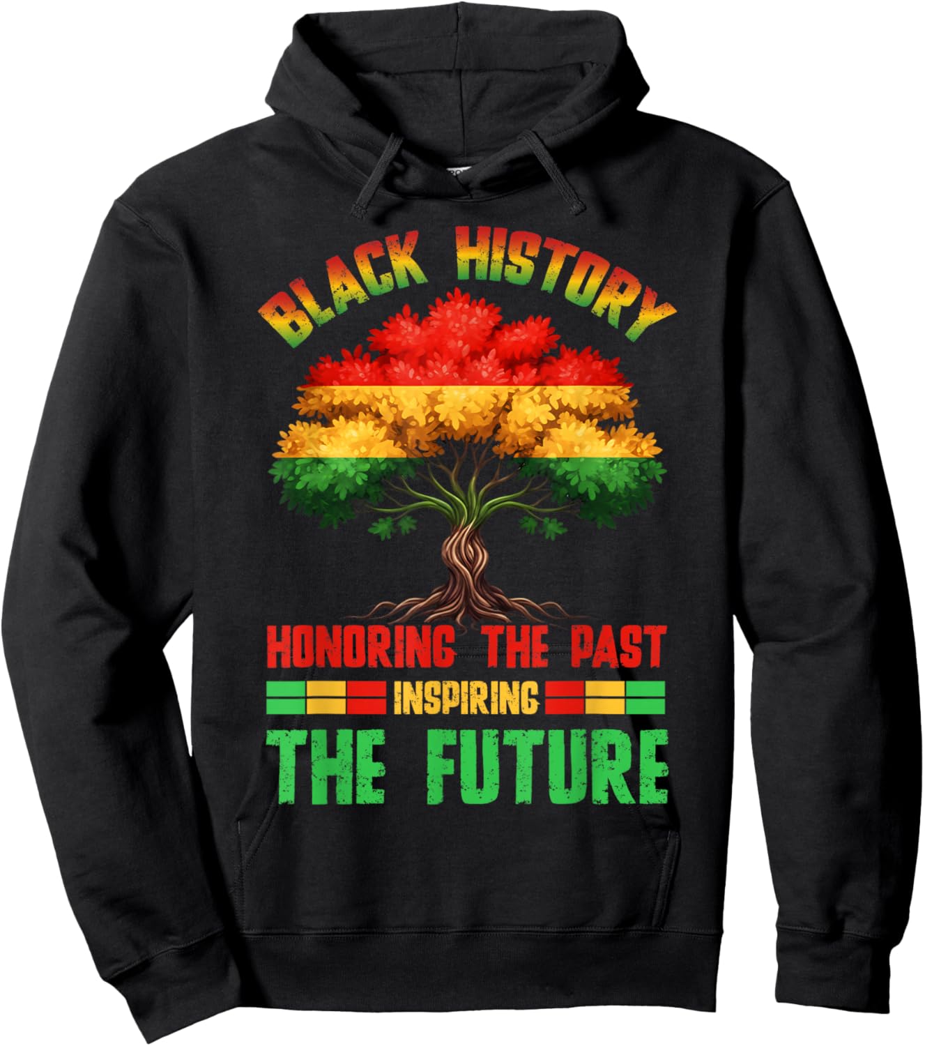 Honoring Past Inspiring Future Men Women Black History Month Hoodie - Hoodie | Black