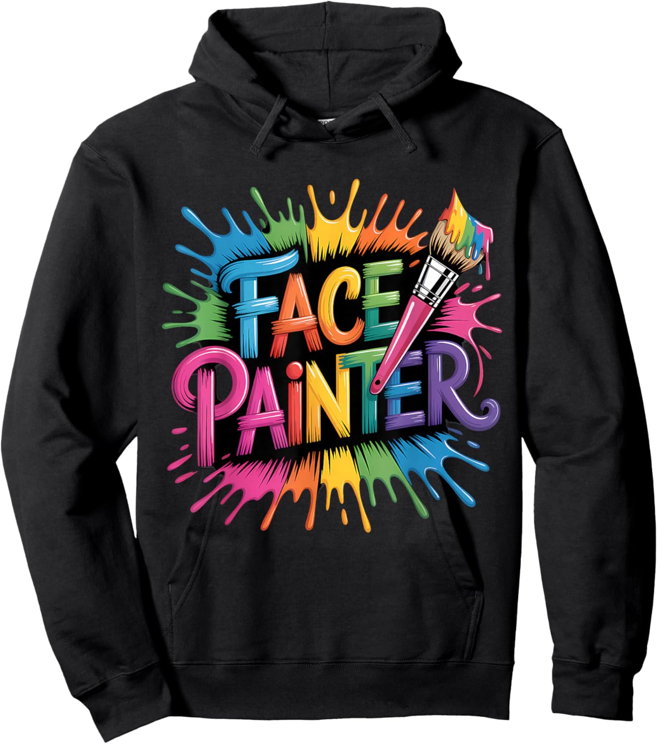 Makeup Artist Face Painting Face Artist Face Painter Hoodie - Hoodie | Black