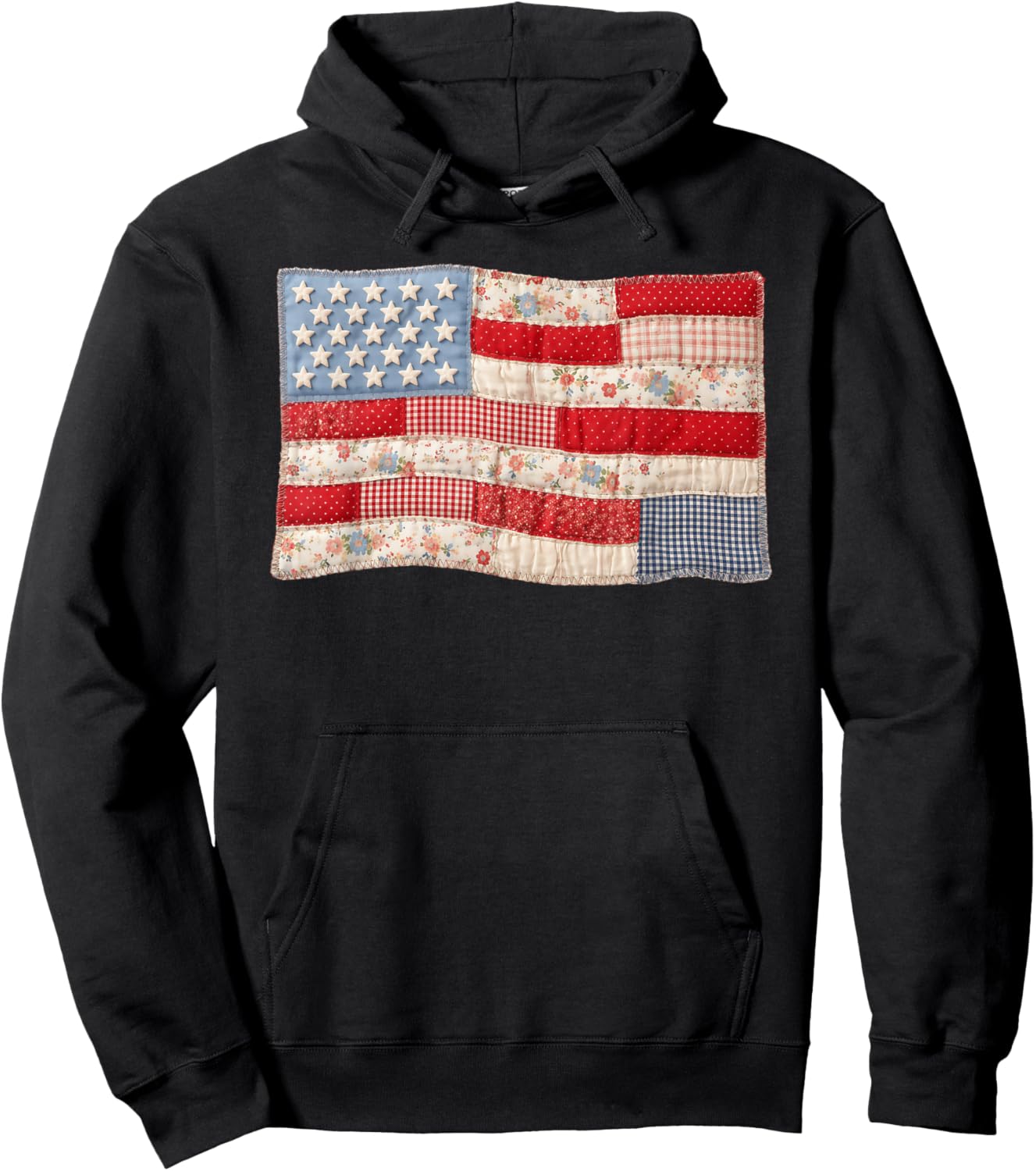 Patriotic Hoodie - Hoodie | Black