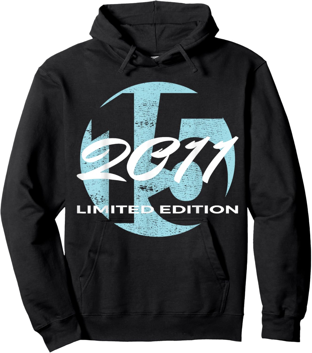 15th Birthday Girl boy 15 Years 2011 Funny Gift Hoodie - Hoodie | Black