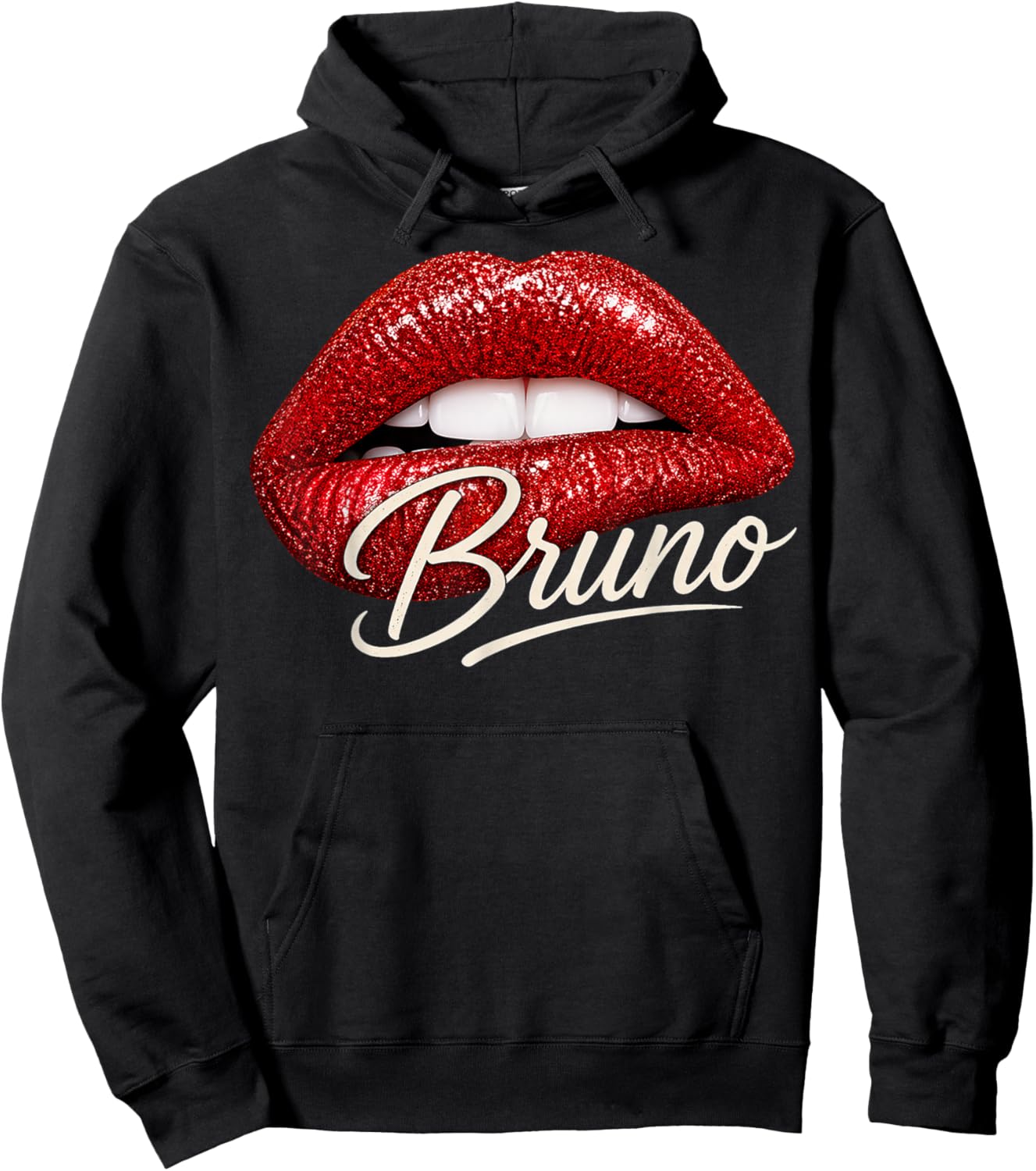 Bruno Name Retro Vintage Gift Women Boy Girl Hoodie - Hoodie | Black