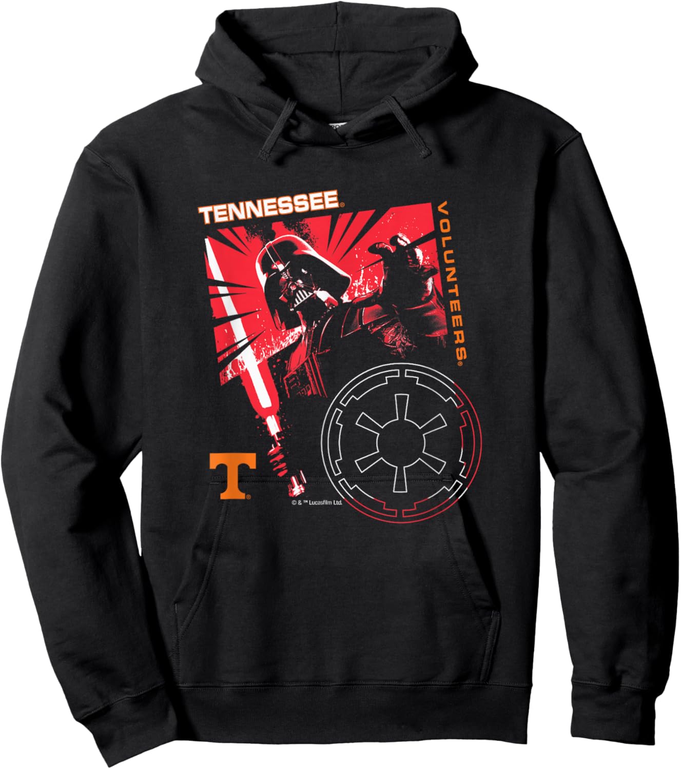 Tennessee Volunteers Star Wars Sith Lord Black Hoodie - Hoodie | Black