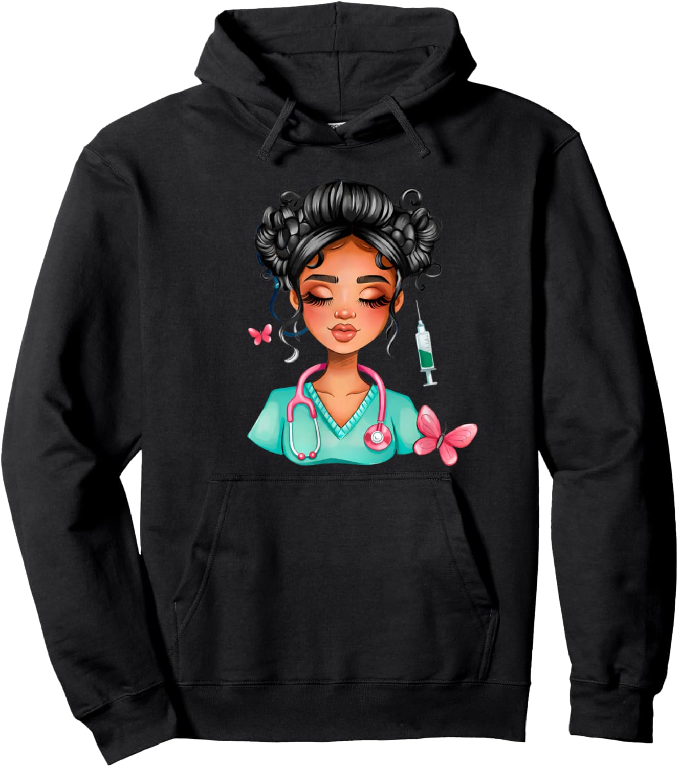 Nurse Life Black History International Women’s Day Queen Hoodie - Hoodie | Black