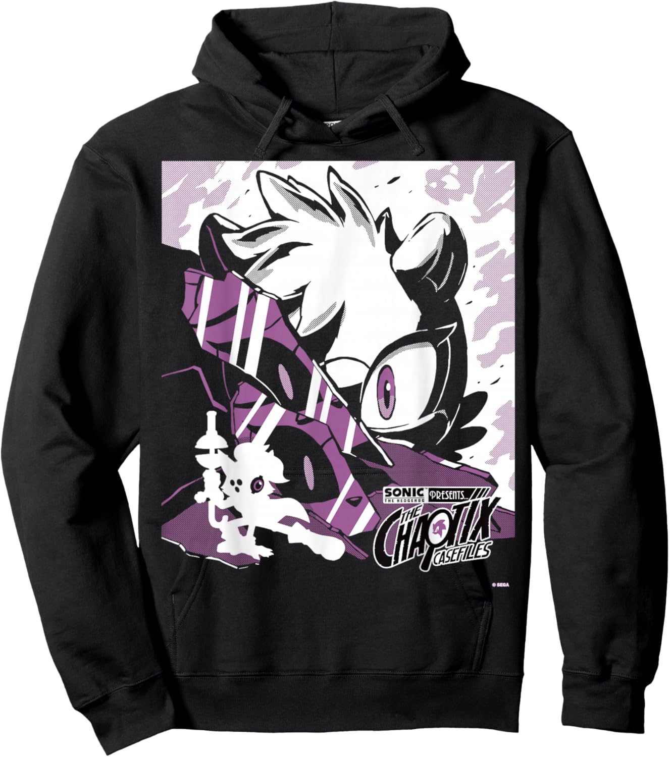 Sonic The Hedgehog Chaotix Casefiles Episode 3 Hoodie - Hoodie | Black