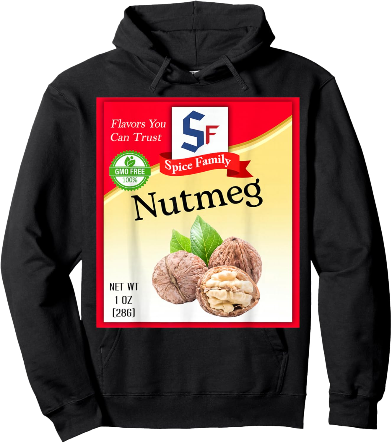 Nutmeg Spice Group Costume Family Matching Outfit Hoodie - Hoodie | Black