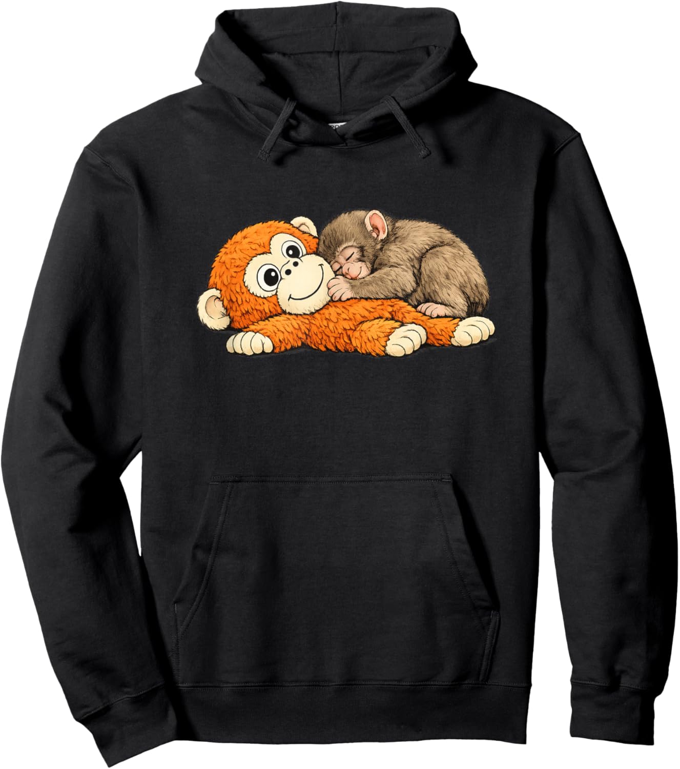 Punch Viral Monkey Hoodie - Hoodie | Black