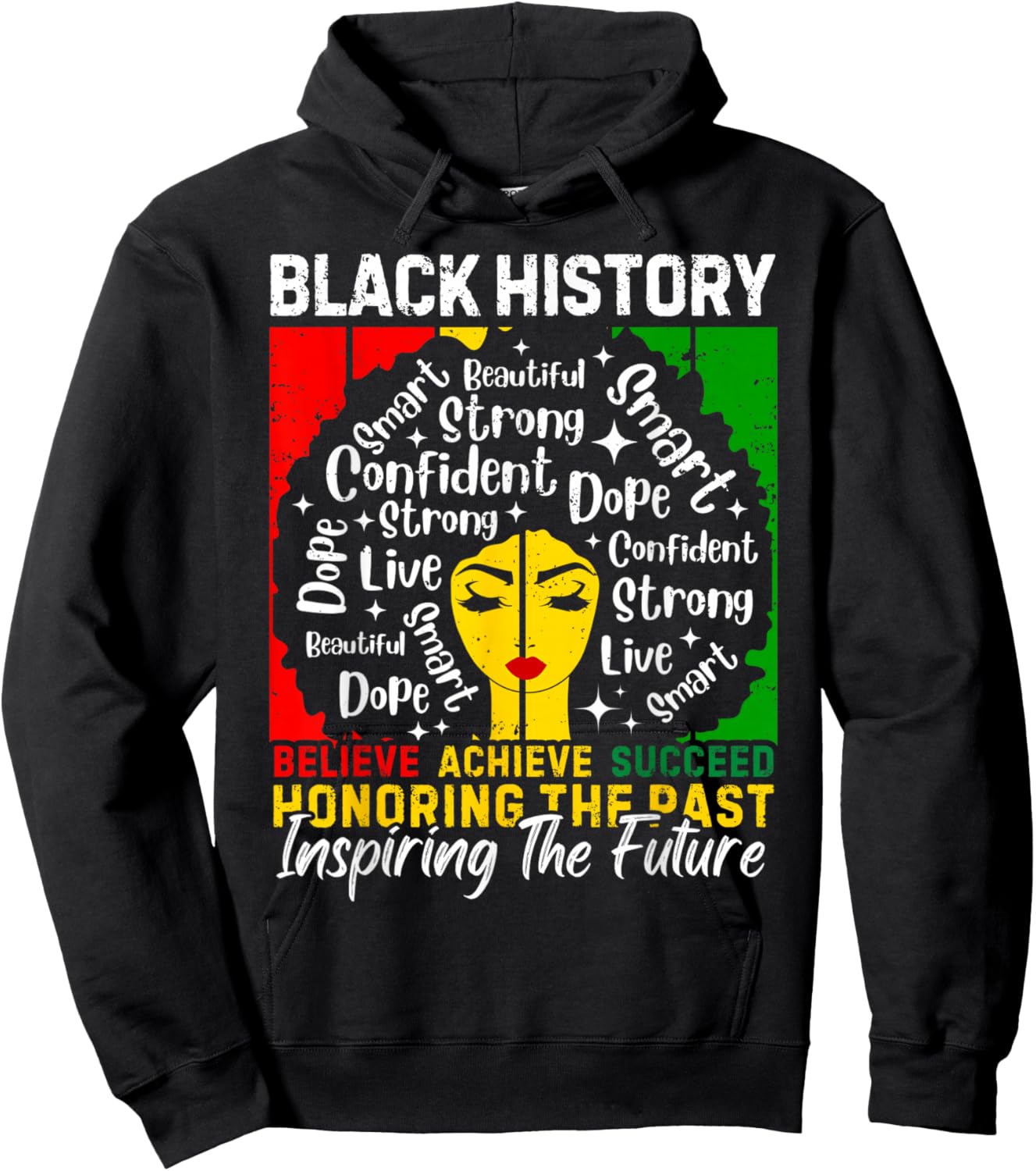 Black History Month African American Women Melanin Pride Hoodie - Hoodie | Black