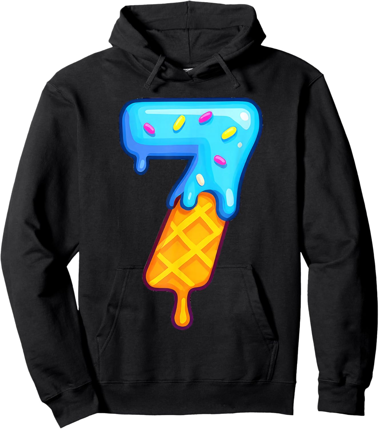 67 Meme Matching Couple Halloween Costume Ice Cream 7 Seven Hoodie - Hoodie | Black