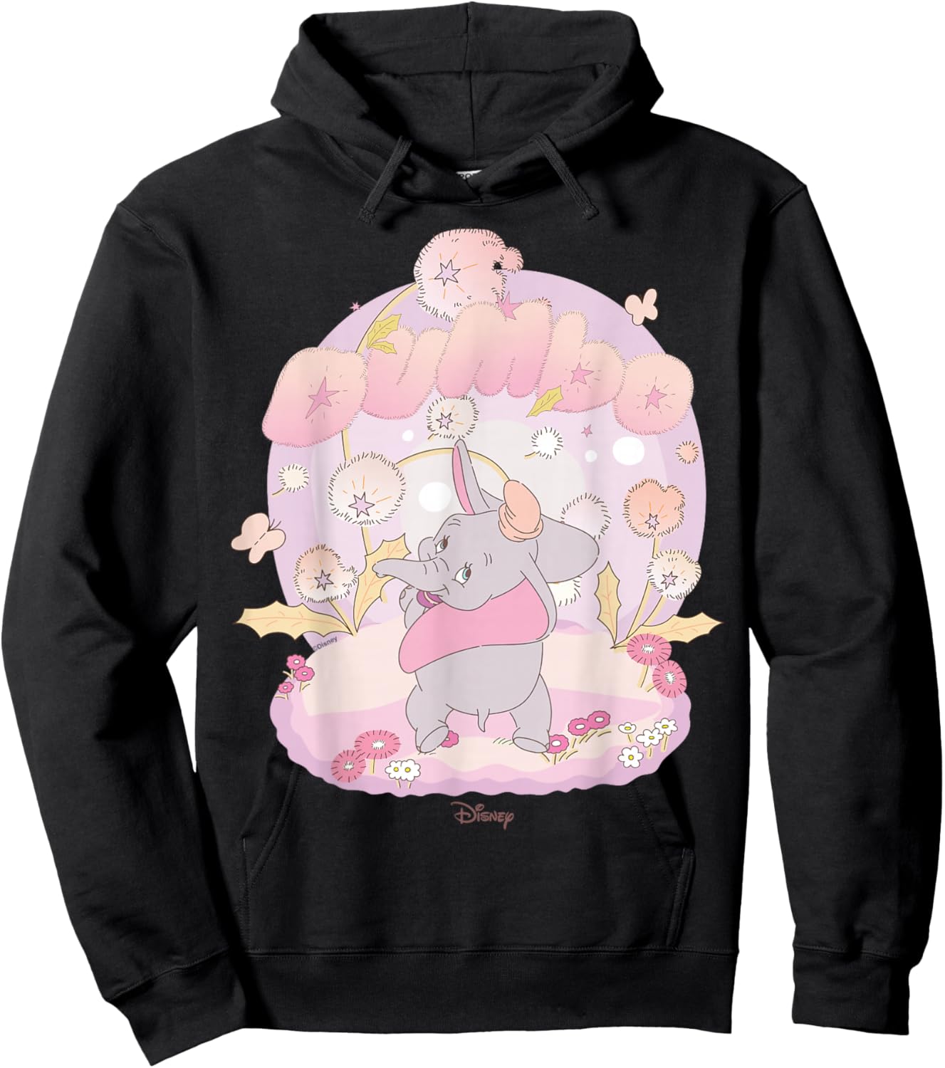 Disney Dumbo Classic Jumbo Kawaii Hoodie - Hoodie | Black