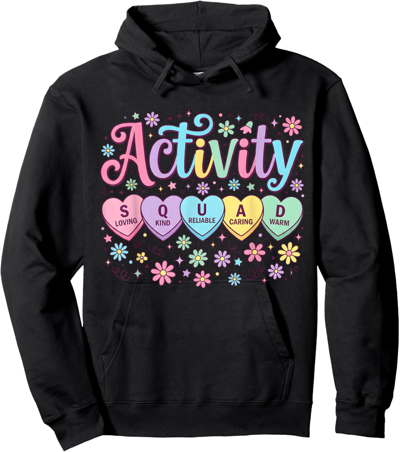 Floral Activity Assistant Squad Professionals Week Director Hoodie - Hoodie | Black