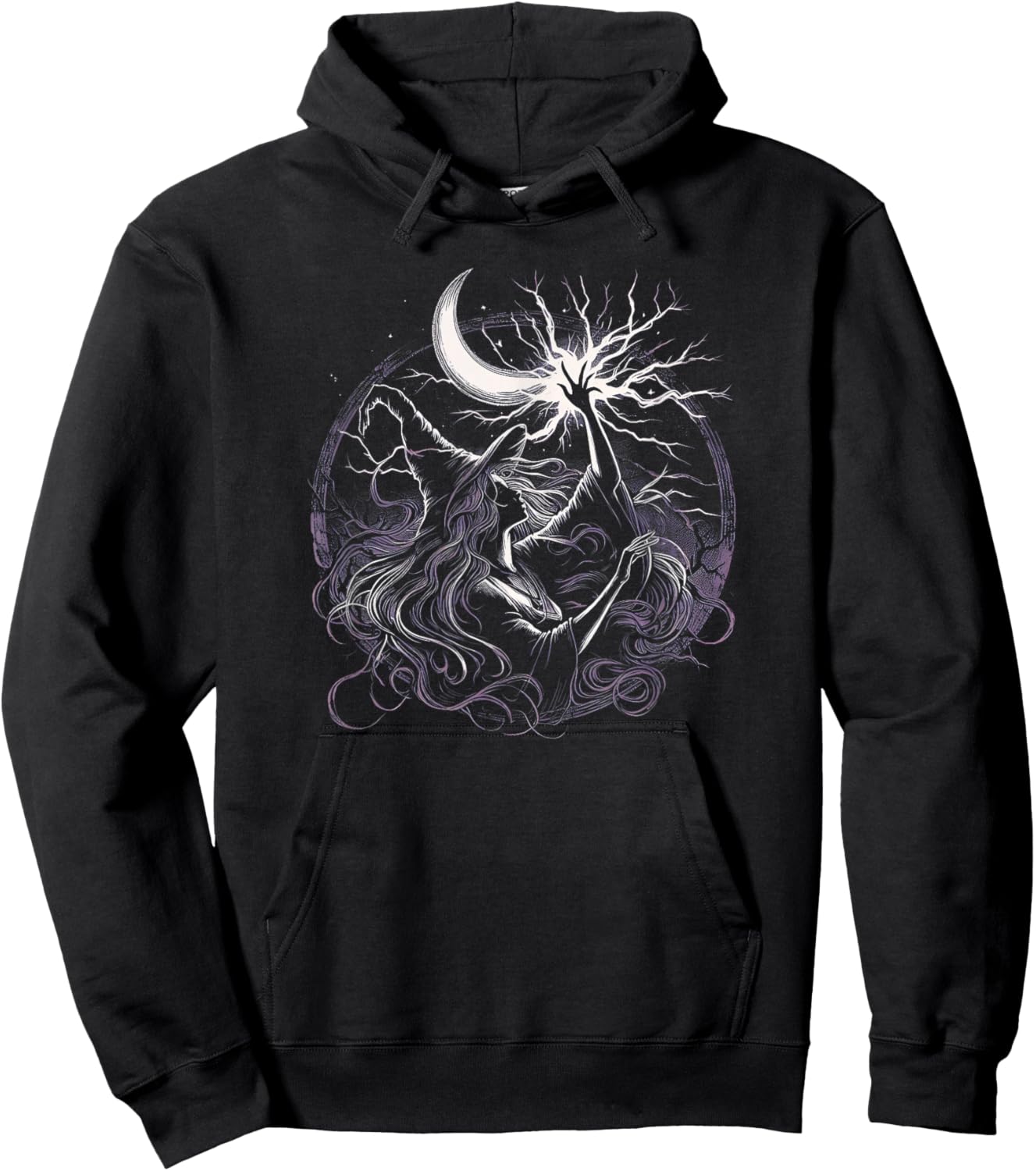 Witch Wiccan Hoodie - Hoodie | Black