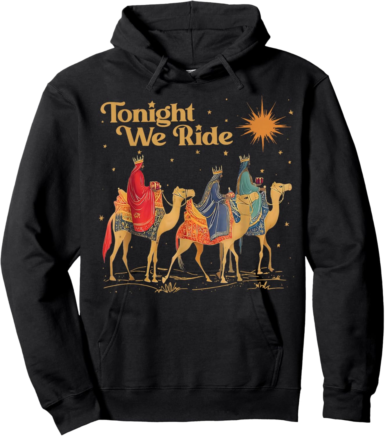 Tonight We Ride Christian Jesus Faith Bible Verse Religion Hoodie - Hoodie | Black