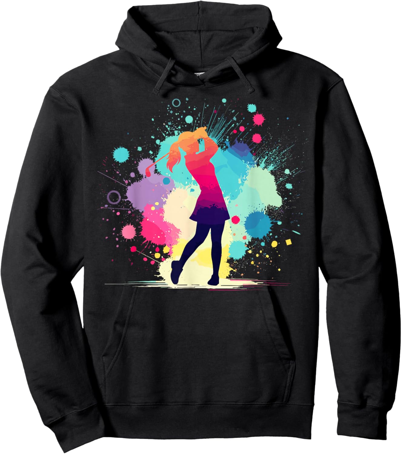 Golf, for Girls & Women | Golf Graphic, Golf Hoodie - Hoodie | Black
