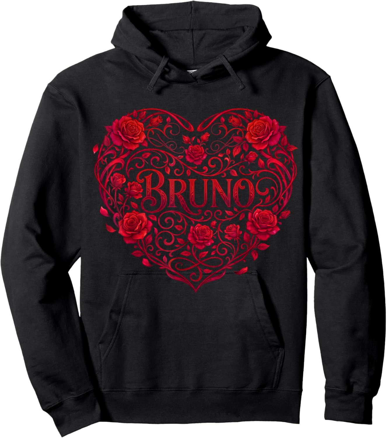 Vintage Bruno Retro 80s 90s Classic Gifts Women Kids Hoodie - Hoodie | Black