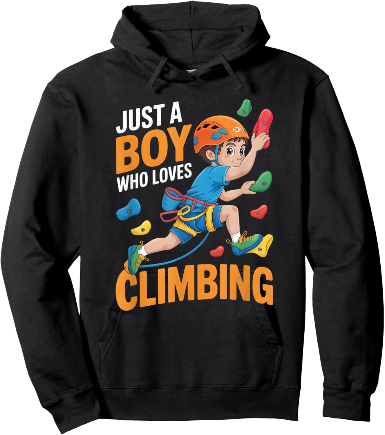Boys Climbing Hoodie - Hoodie | Black