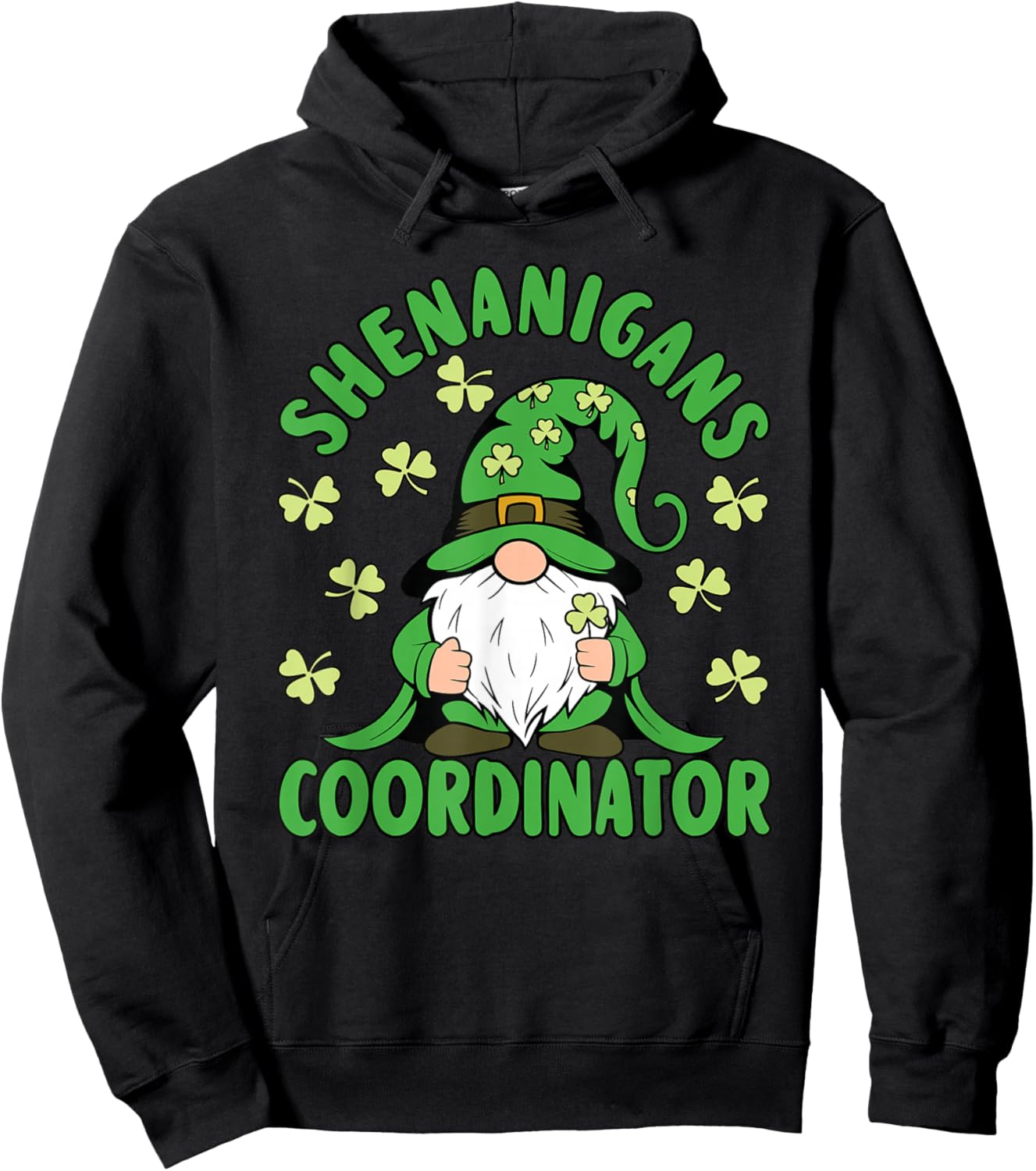 Shenanigans Coordinator St Patricks Day Men Women Teacher Hoodie - Hoodie | Black
