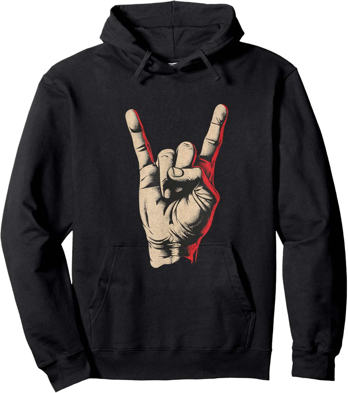 Awesome Rock'n Roll Sign Costume for Boys and Girls Hoodie - Hoodie | Black