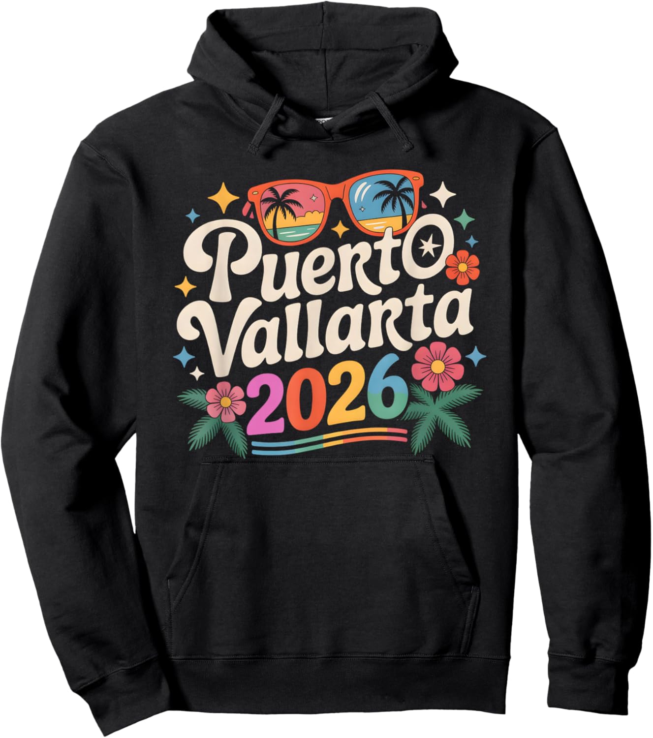 Kids Puerto Vallarta 2026 Vacay Spring Break Vacation Hoodie - Hoodie | Black