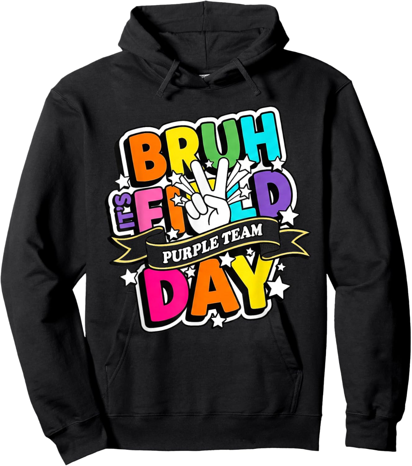 Purple Team Field Day Hoodie - Hoodie | Black