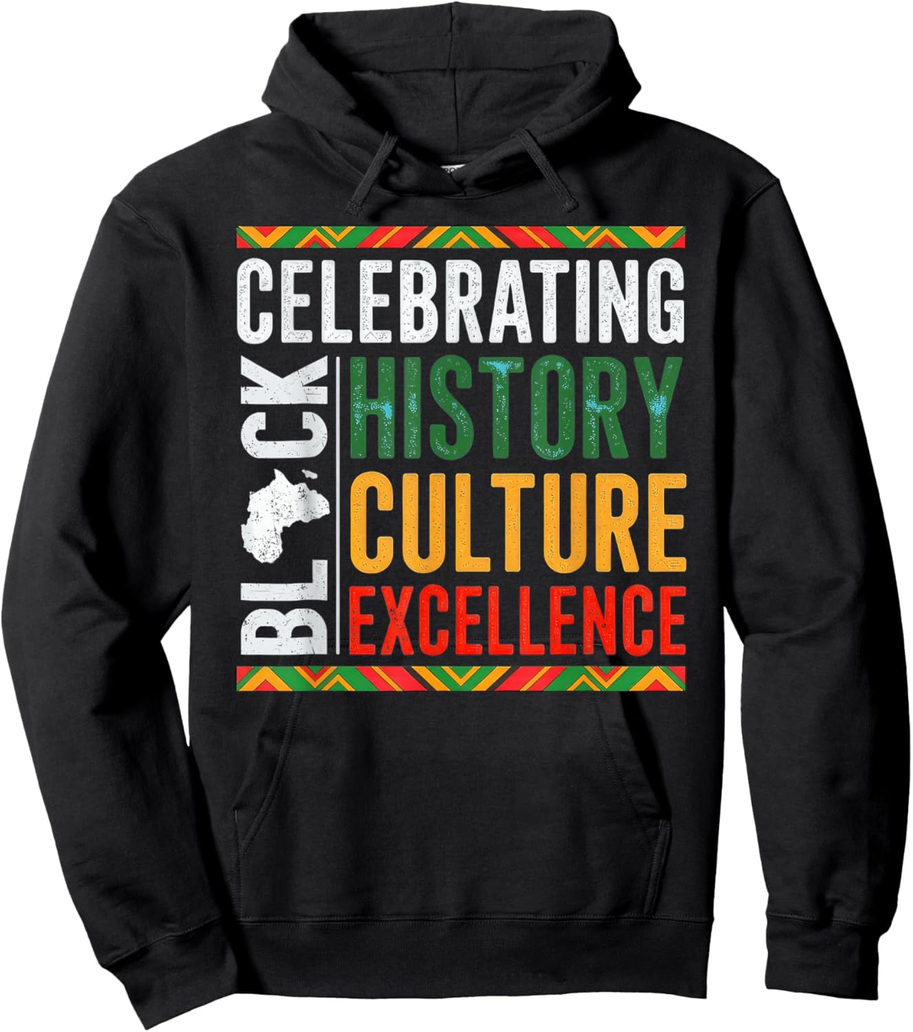 Celebrating Black History Culture Excellence Hoodie - Hoodie | Black
