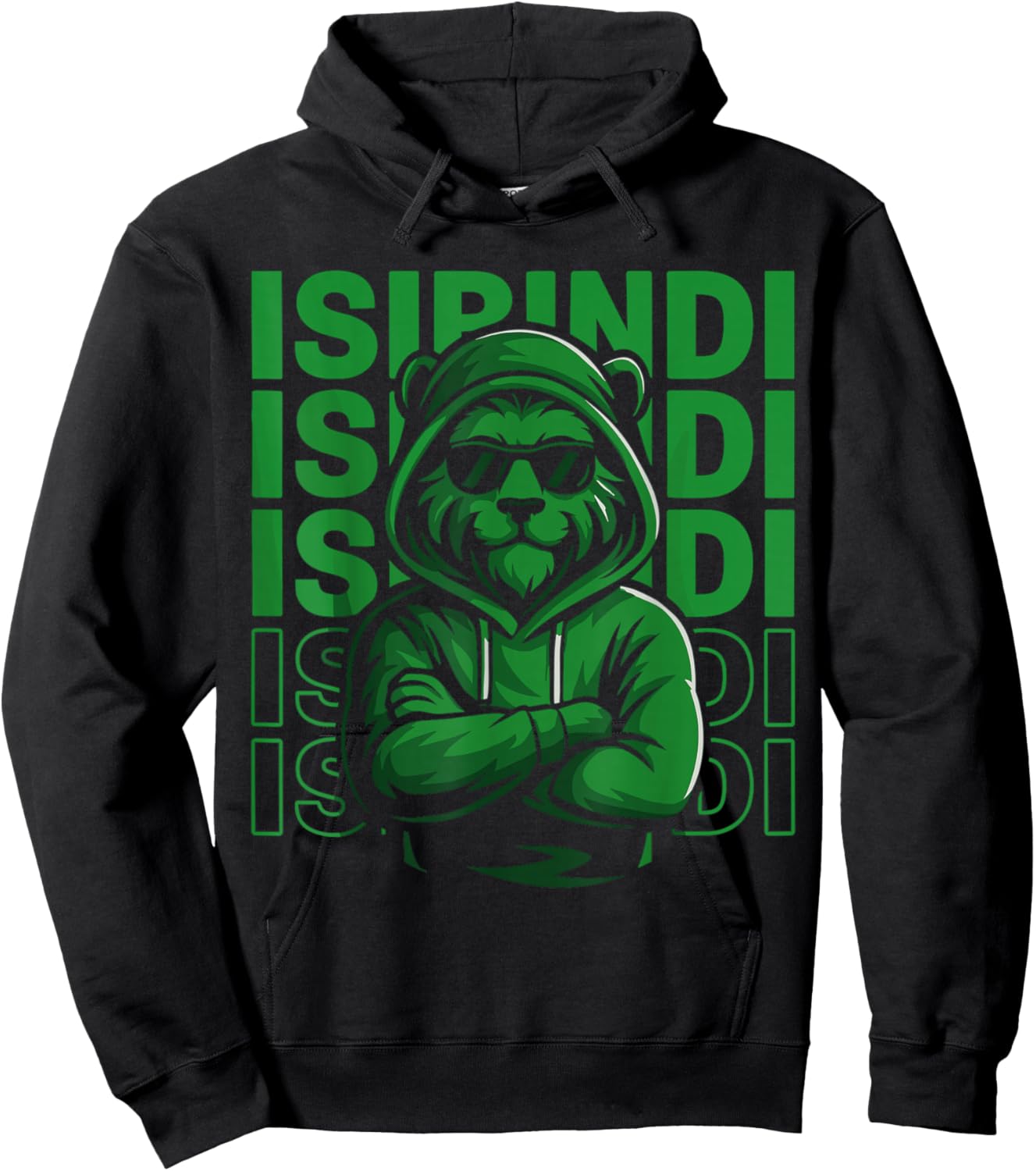 ISIBINDI Cool Lion Hoodie - Hoodie | Black