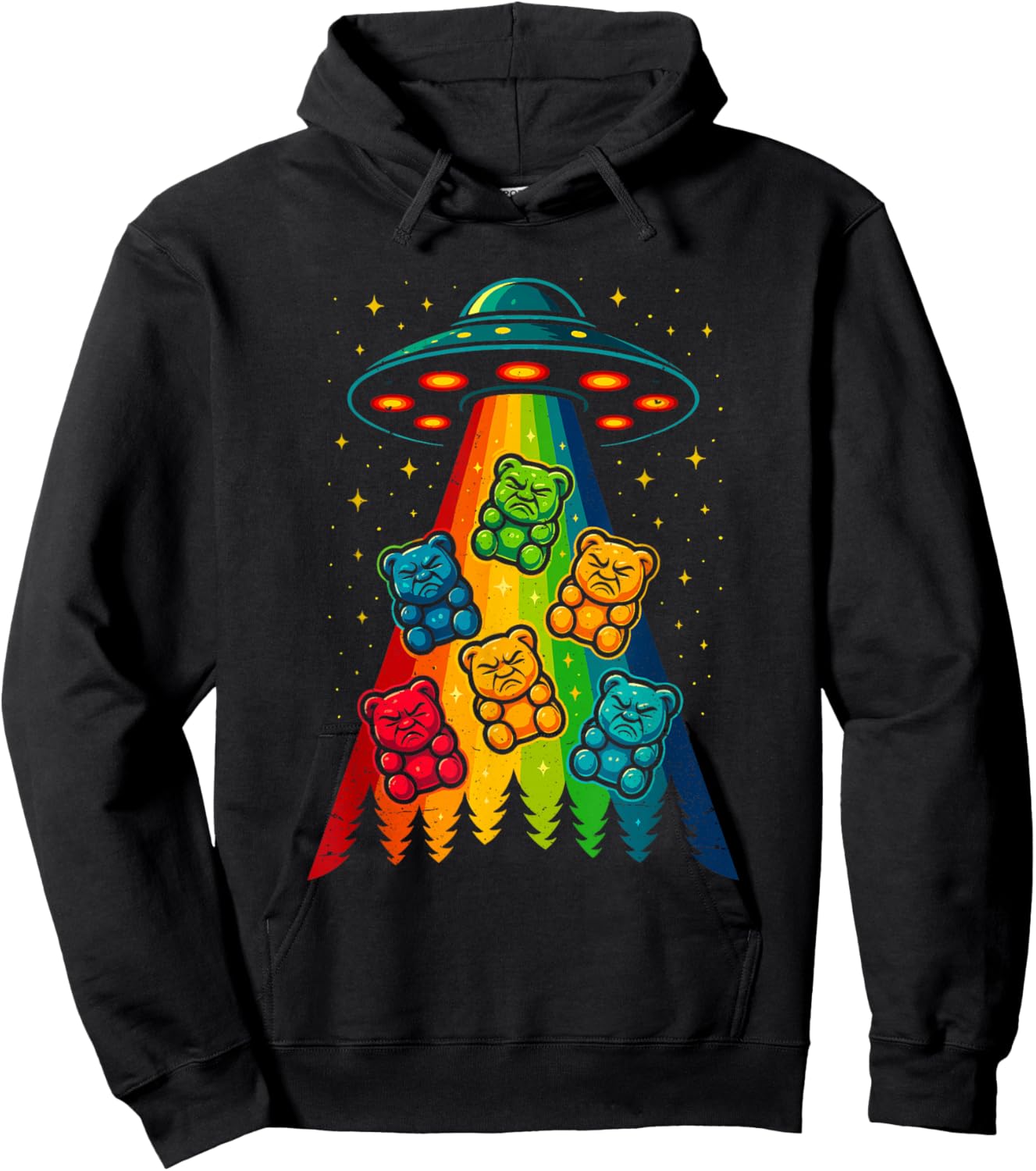 Sweet and Sour Patch Candy UFO Hoodie - Hoodie | Black