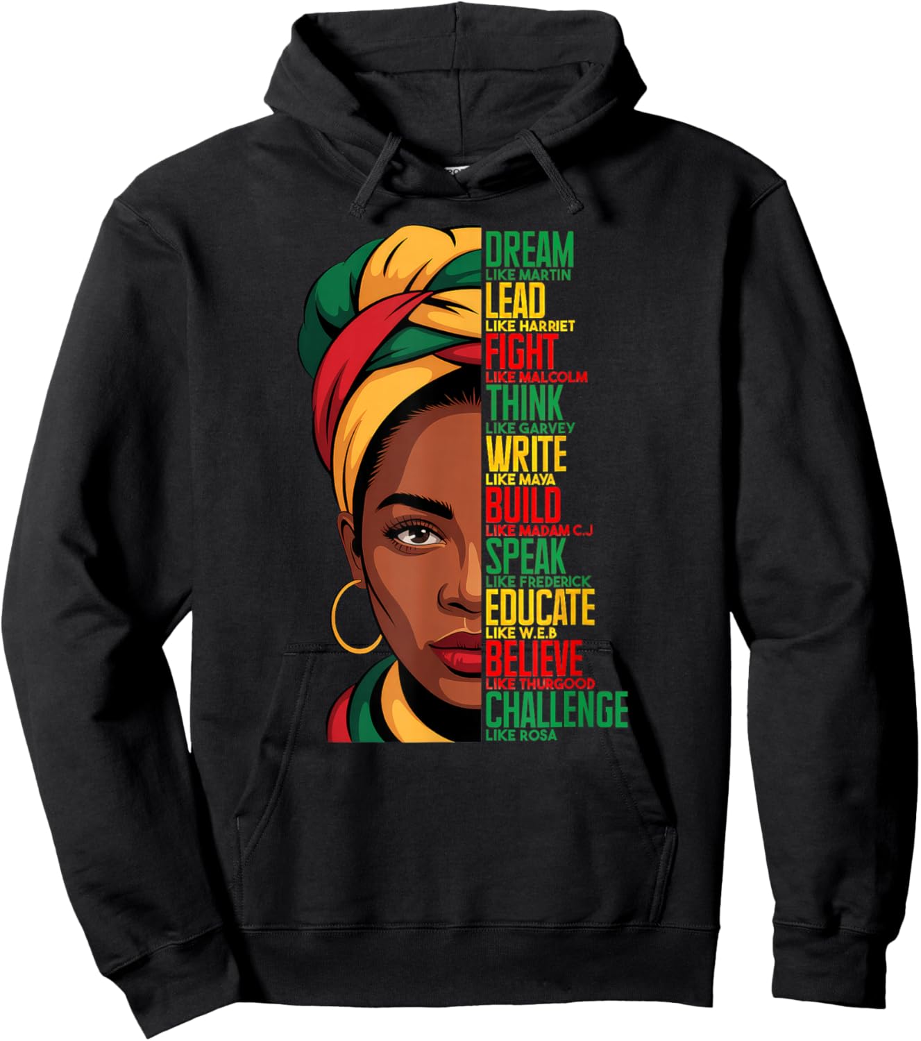 Black History Month Dream Like Martin Hoodie - Hoodie | Black