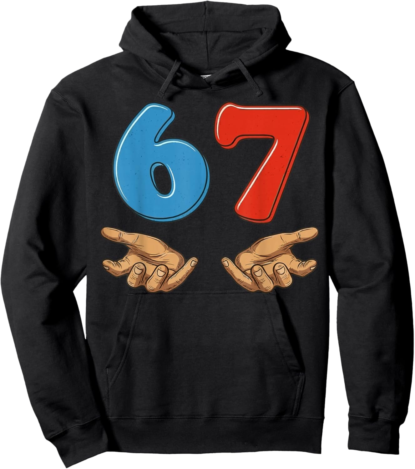 67 Six Seven Hoodie - Hoodie | Black