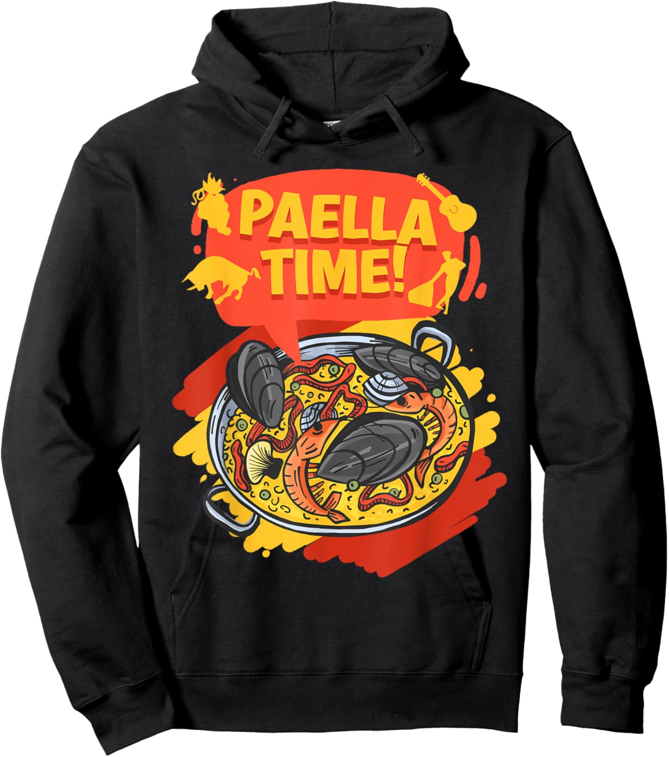 Paella Time Hoodie - Hoodie | Black