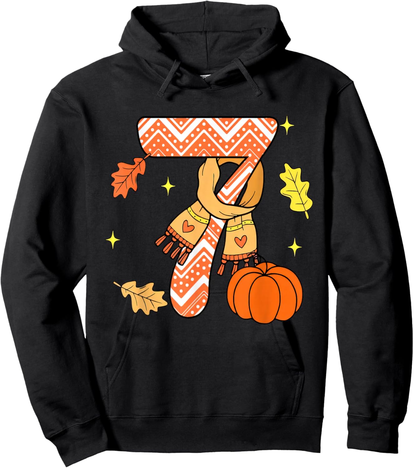 67 Fall Autumn Pumpkin Meme Funny Six Seven Hoodie - Hoodie | Black