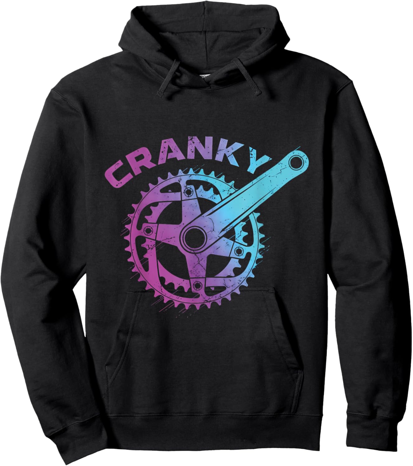 Cranky Bike Gear Cycling Lover Cyclist | Bicycle Lover Hoodie - Hoodie | Black